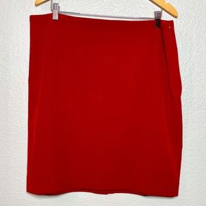 MM Lafleur Red Pencil Skirt